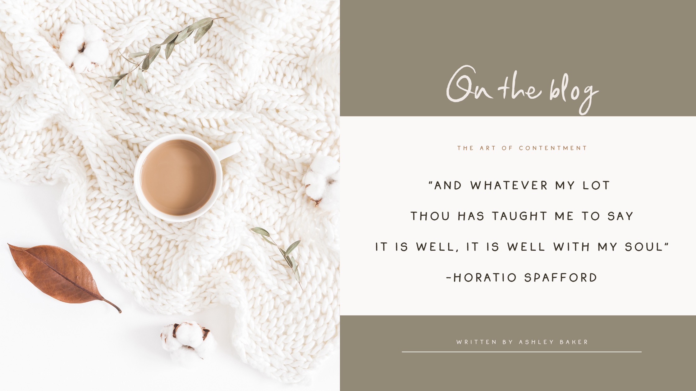 Contentment Blog The Art of Contentment: Finding Joy Through Lament | Ashley Baker